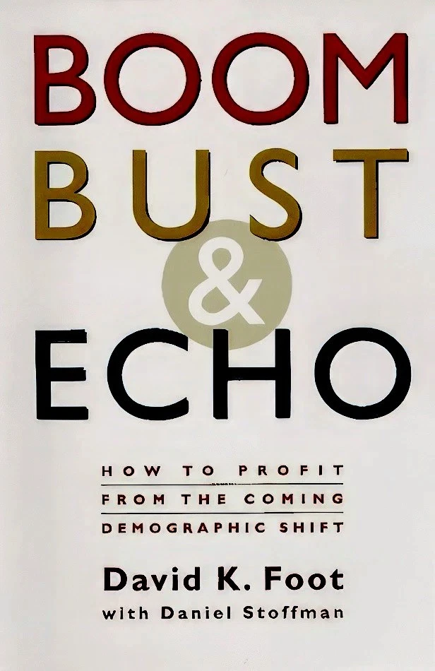 Cover of Boom Bust & Echo by David K Foot