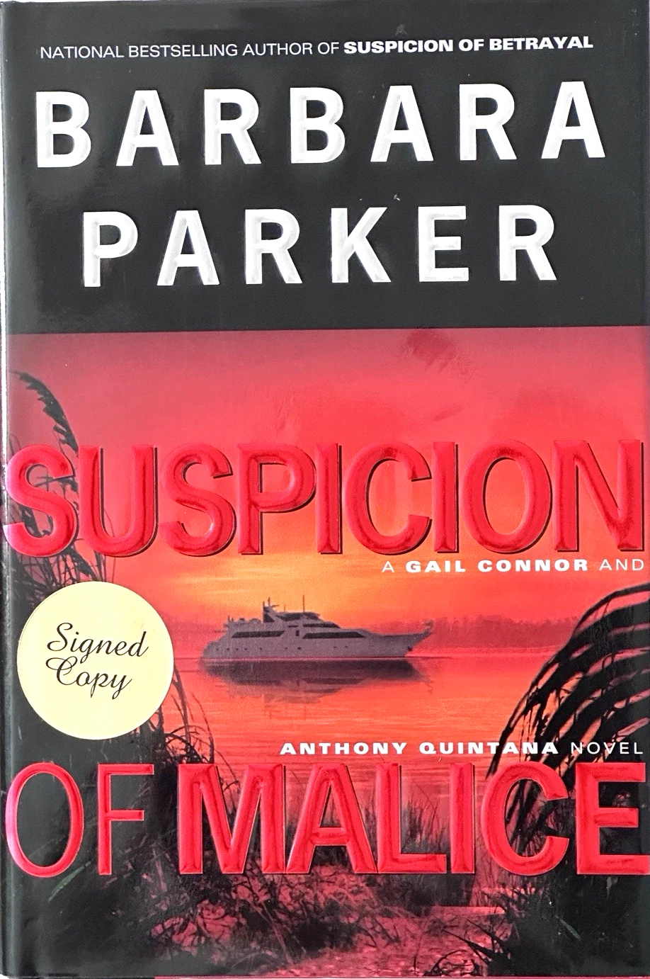 Cover of Suspicion of Malice by Barbara Parker
